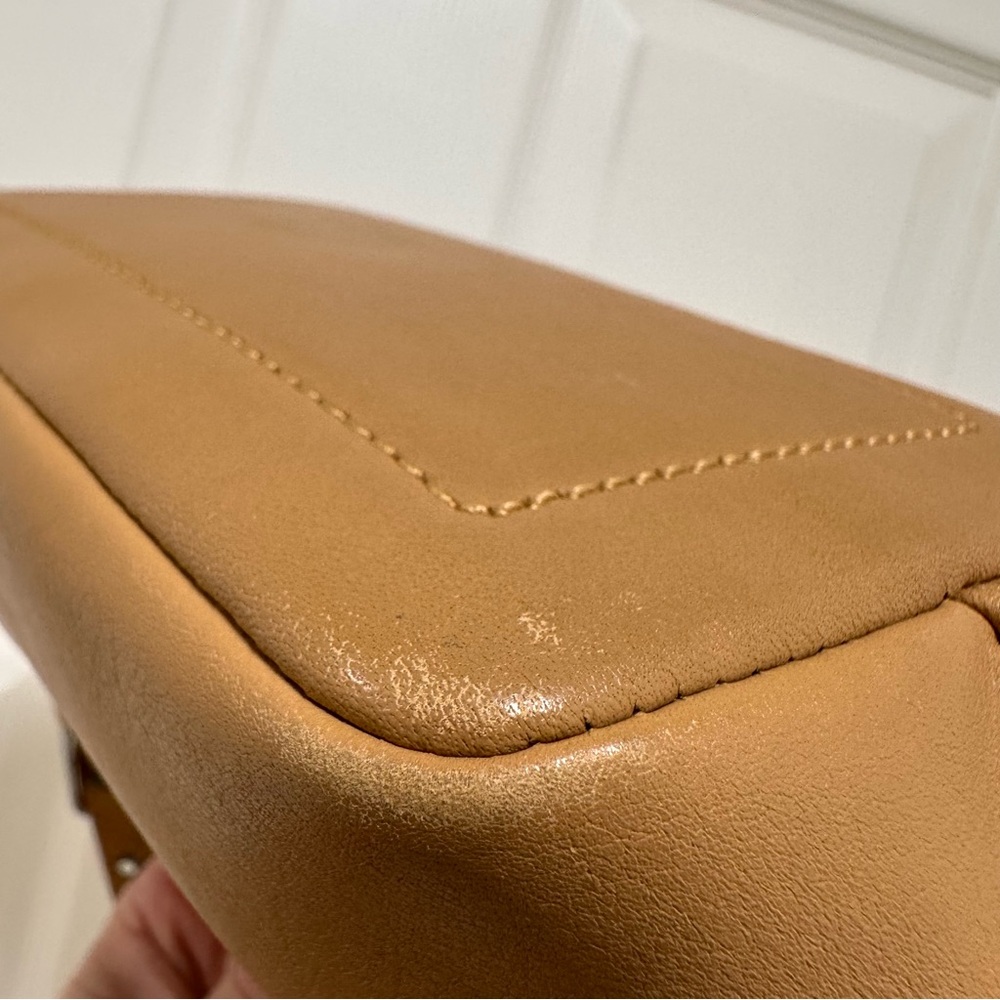 Coach Legacy West Mini Pouch Glove Leather Camel Shoulder Bag‎ Vintage Y2K - Picture 13 of 16